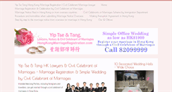 Desktop Screenshot of hongkongmarriageregistration.com