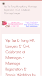 Mobile Screenshot of hongkongmarriageregistration.com